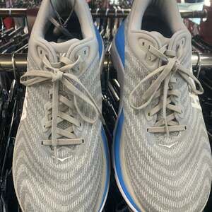 Hoka Men's Gaviota 5 Running Shoes in Limestone/Diva Blue